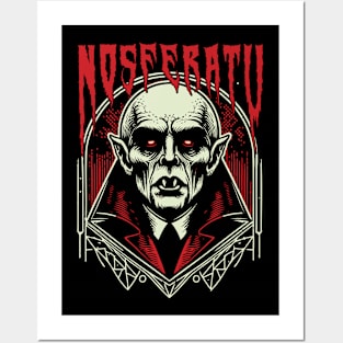 Nosferatu Horror Style Original Art Posters and Art